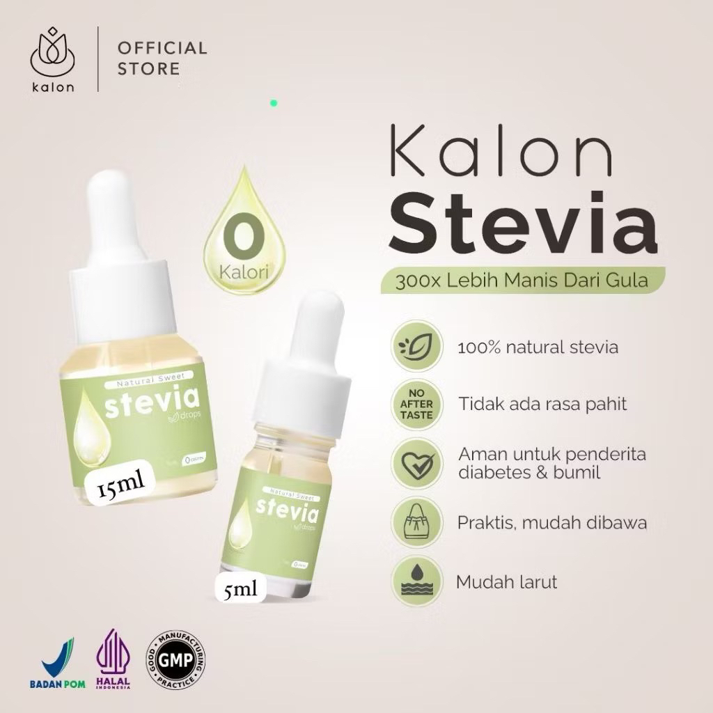 

Kalon Stevia Natural Sweetener 5ML & 15ML