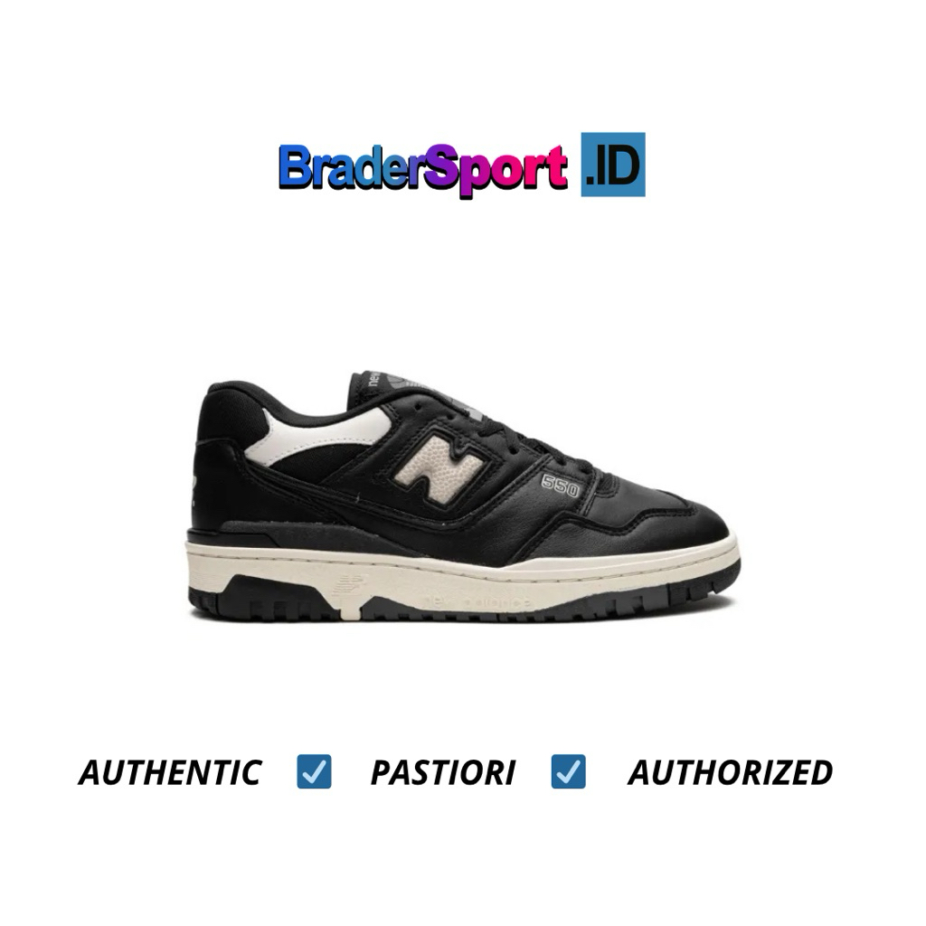 New Balance 550 Black Cream White / Black Sea Salt BB550LBW