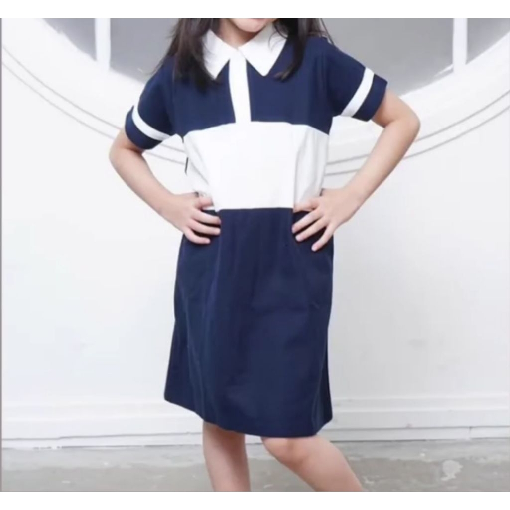 pl preloved kaos baju anak perempuan dress polo