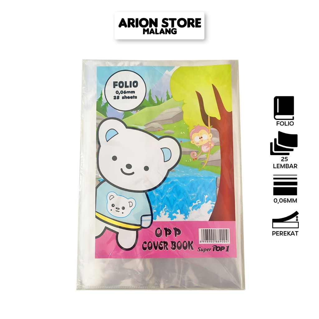 

[Isi 25pcs] Sampul Buku Cetak Folio PANDA POP1 0,06mm