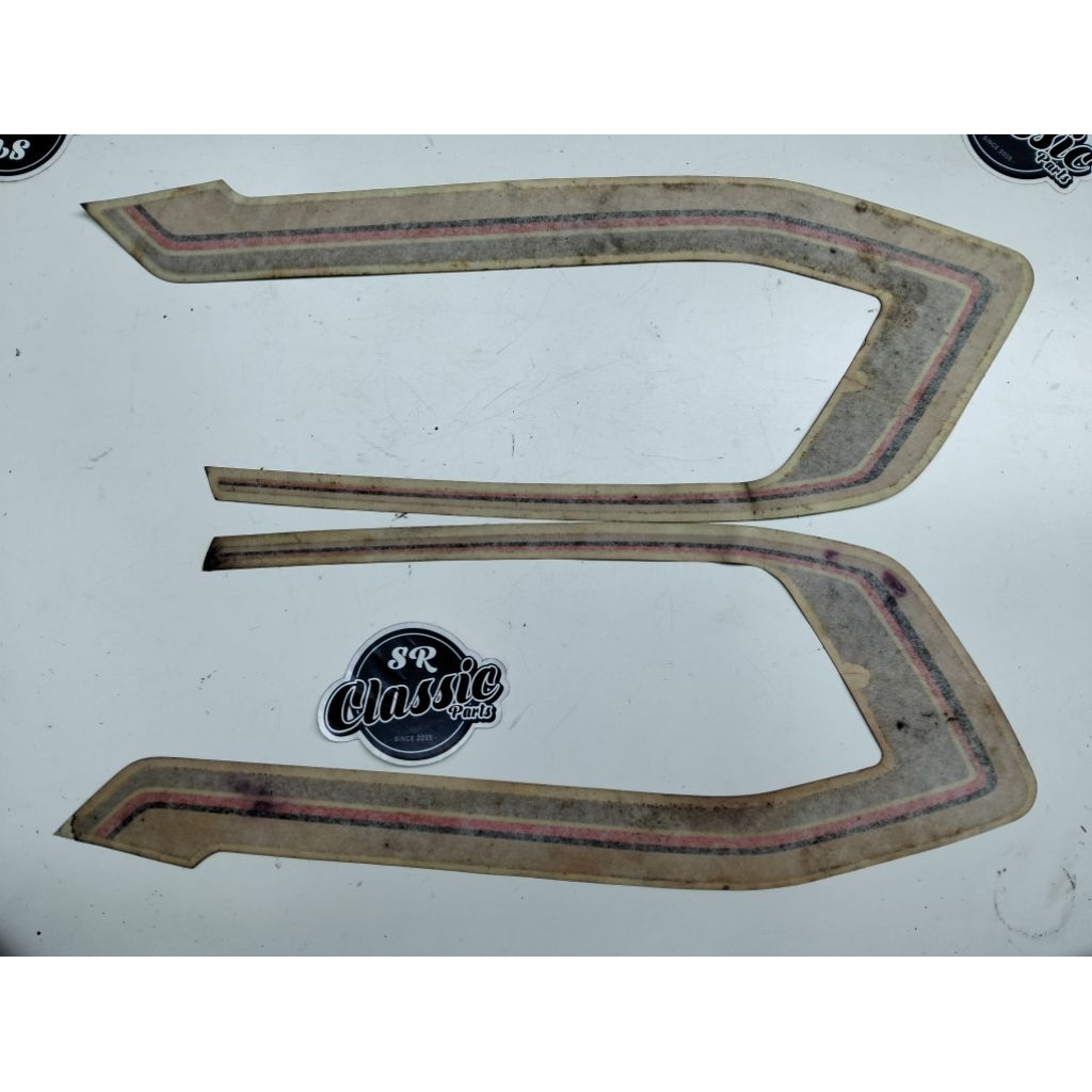 striping stiker decal list tangki honda gl pro max tahun 1983 original nos baru stok lama