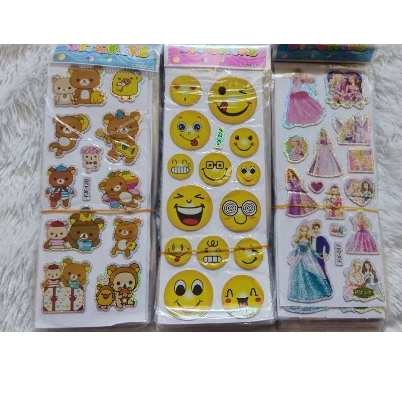 

STIKER EMBOS TIMBUL PUTIH KECIL