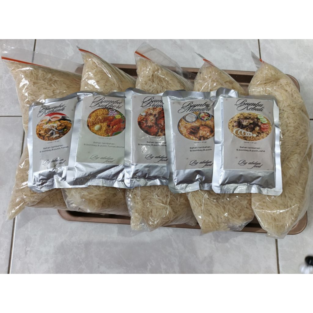 

Bumbu kering Briyani kebuli kabsah Bukhari Mandhi
