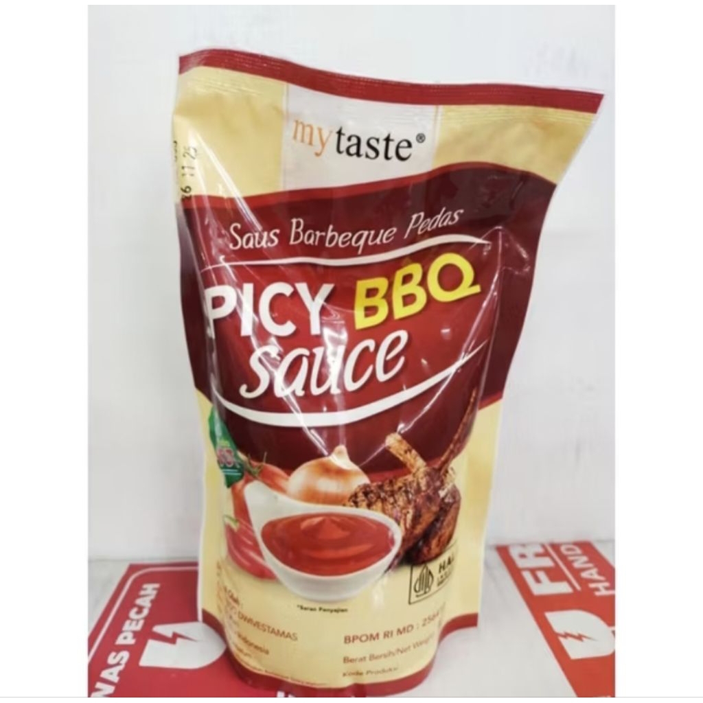 

500gr Mytaste saus barbeque pedas spicy bbq sauce my taste