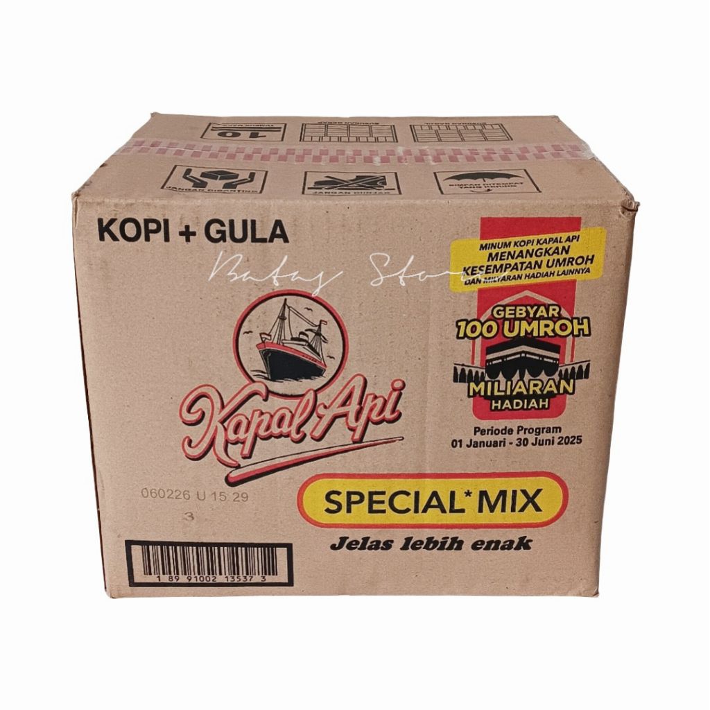 

Kapal Api Special Mix 1 Dus 12 Renteng | 120 Sachet