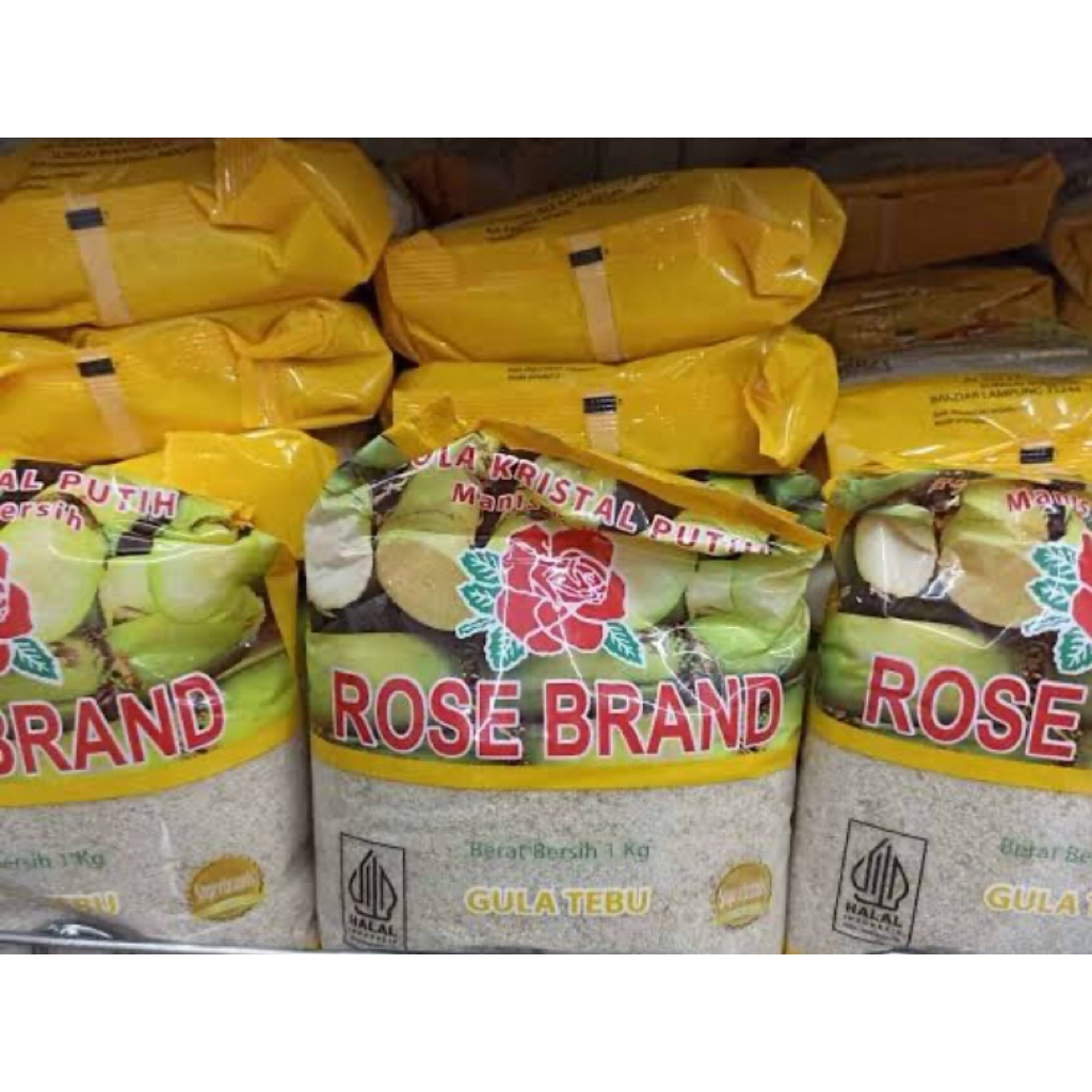 

GULA TEBU ROSE BRAND Gula kristal tebu putih Bersih 5Kg
