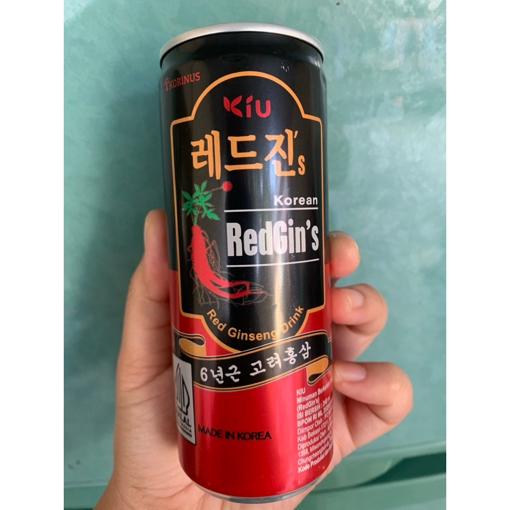 

K- Red Gingseng Juice/ RedGin's /Minuman Gingseng Merah 240ml halal