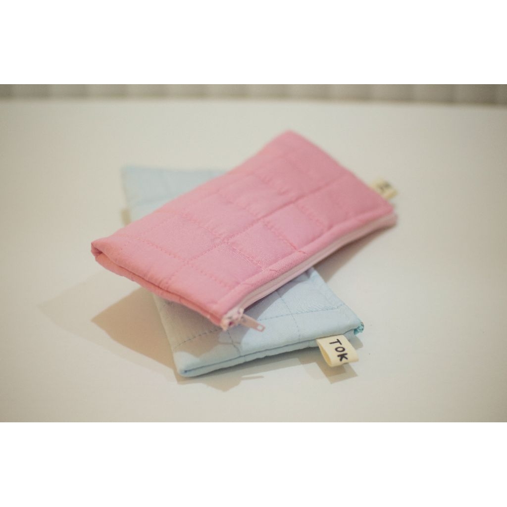 

Puffy Pouch Pensil Katun Jepang Quilted – Handmade by Tokoecy