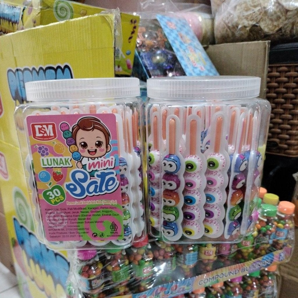 

Lunak Mini Sate Toples isi 30 pcs