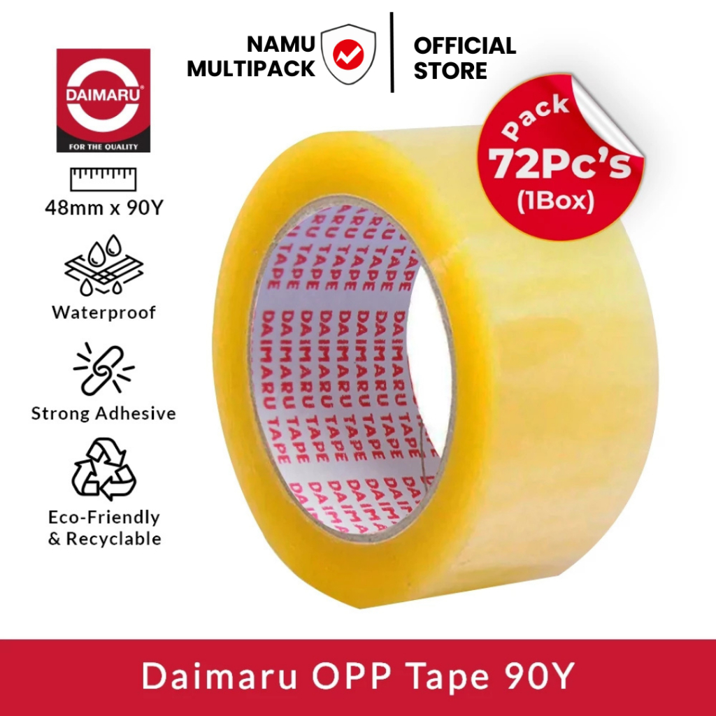 

Daimaru Opp Lakban Bening 48 Mm X 90 Yard 1Dus 72Pcs