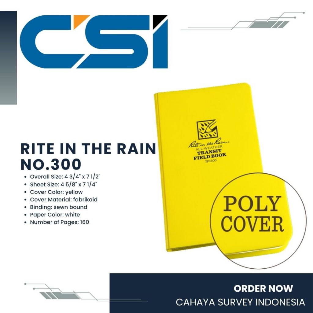 

RITE IN THE RAIN 300 BOOK WATERPROOF