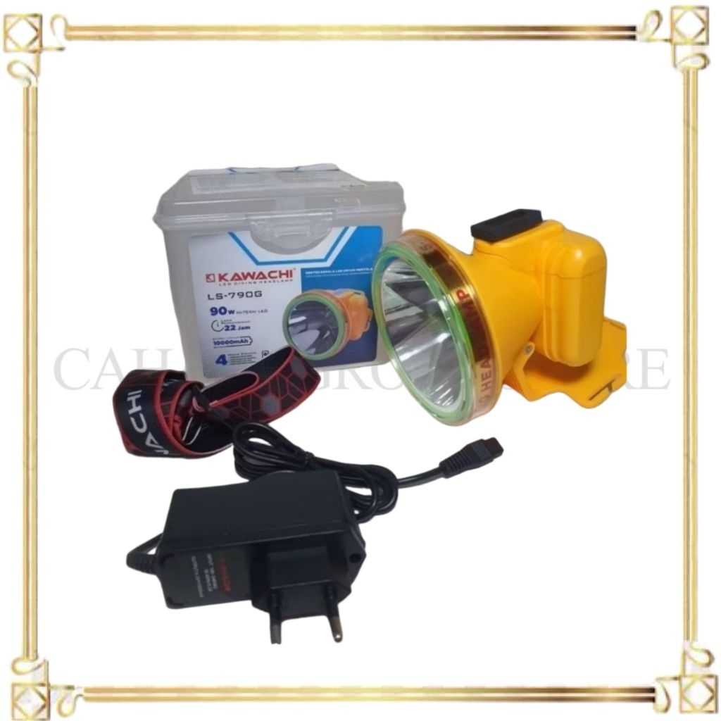 Senter Kepala Diving / Kawachi Senter Kepala Menyelam BEST SELLER 50M / LS-790G 90WATT (HI TECH LED 