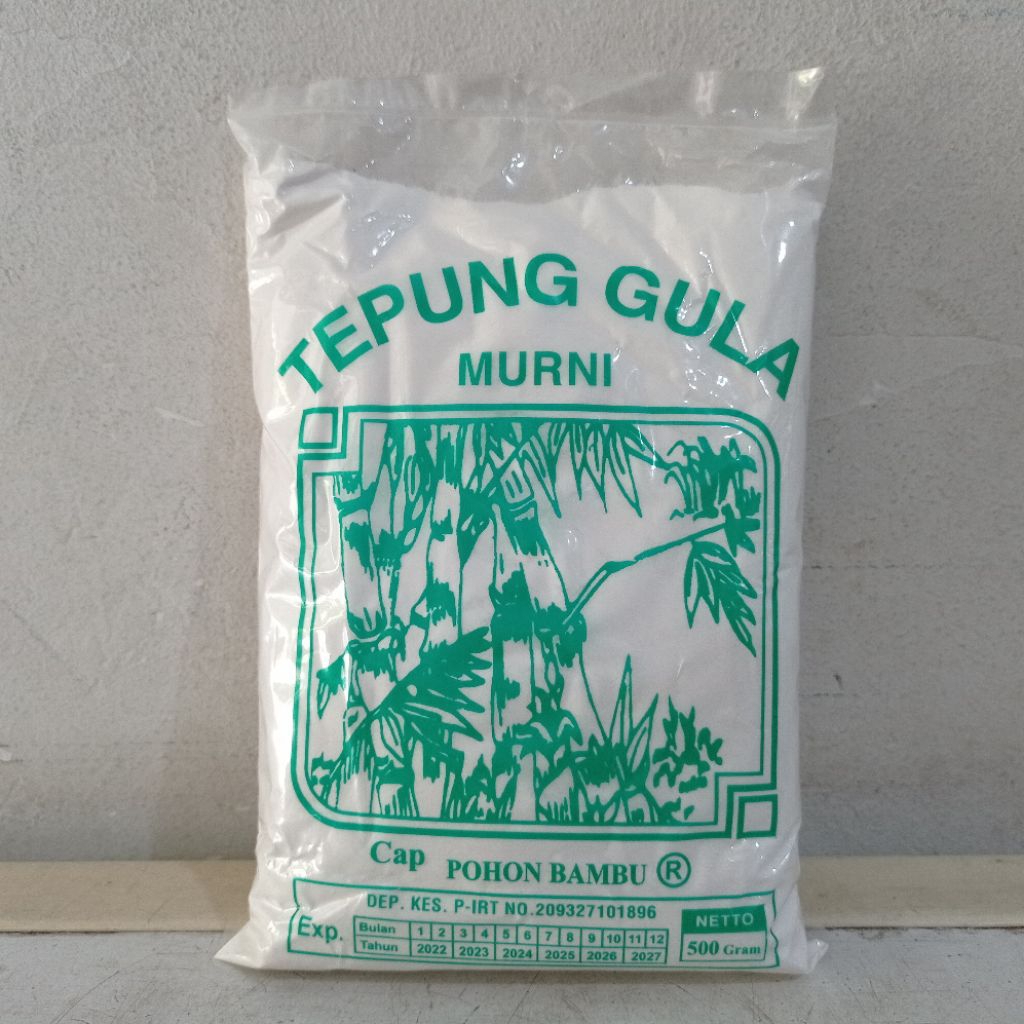 Tepung gula halus bambu 500 gram | bambu gula halus | gula halus cap bambu | gula halus putih