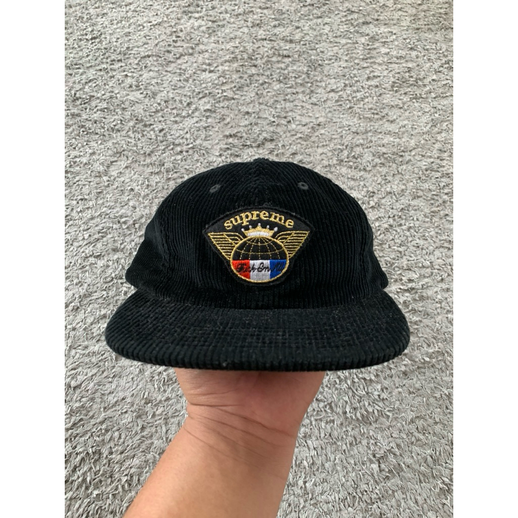 Supreme global corduroy cap