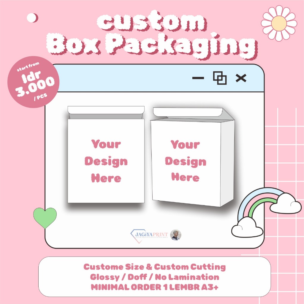 

CUSTOM BOX PACKAGING FREEBIES
