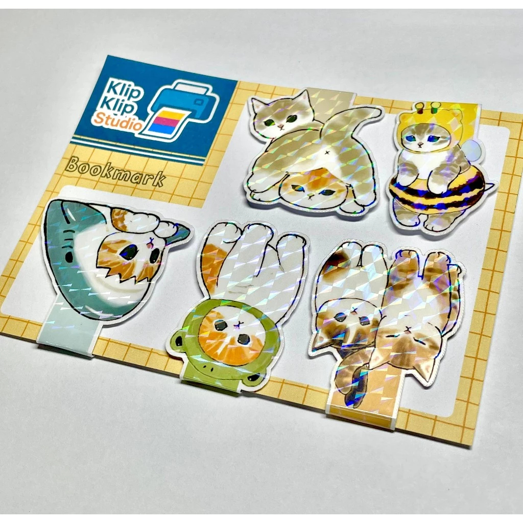 

Magnetic Bookmark Kucing Lucu Isi 5 pcs | Penanda Buku Magnet Hologram Aesthetic untuk Pecinta Kucing & Koleksi Baca - S3D