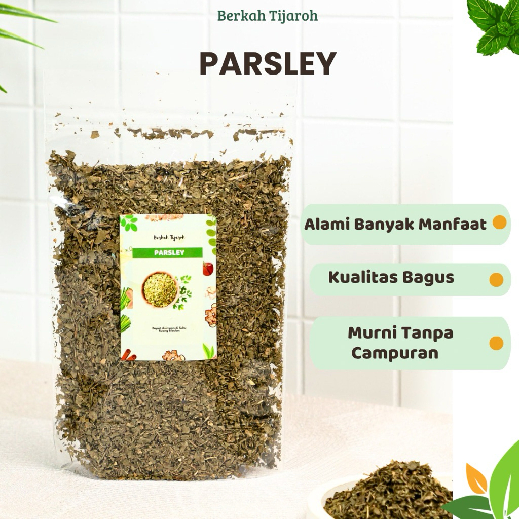 

50gram Daun Parsley / Peterseli / Parsley Kering Rempah JSR Kualitas Bagus