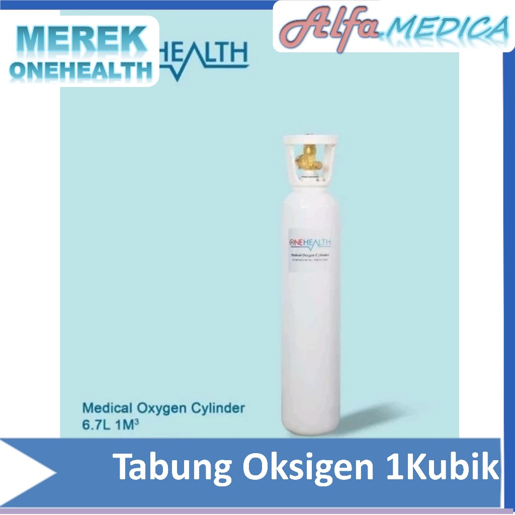 Tabung oksigen lengkap / tabung putih