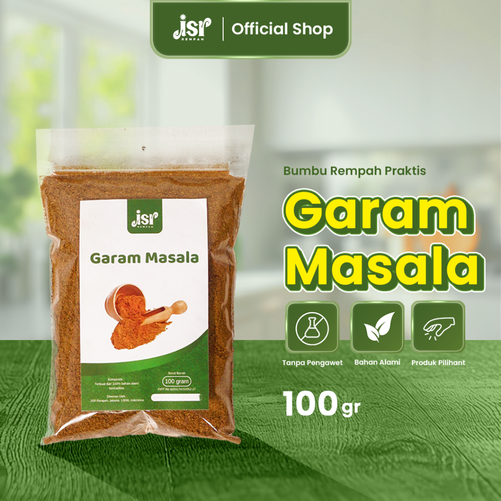 

Jsr Rempah Garam Masala 100 Gram