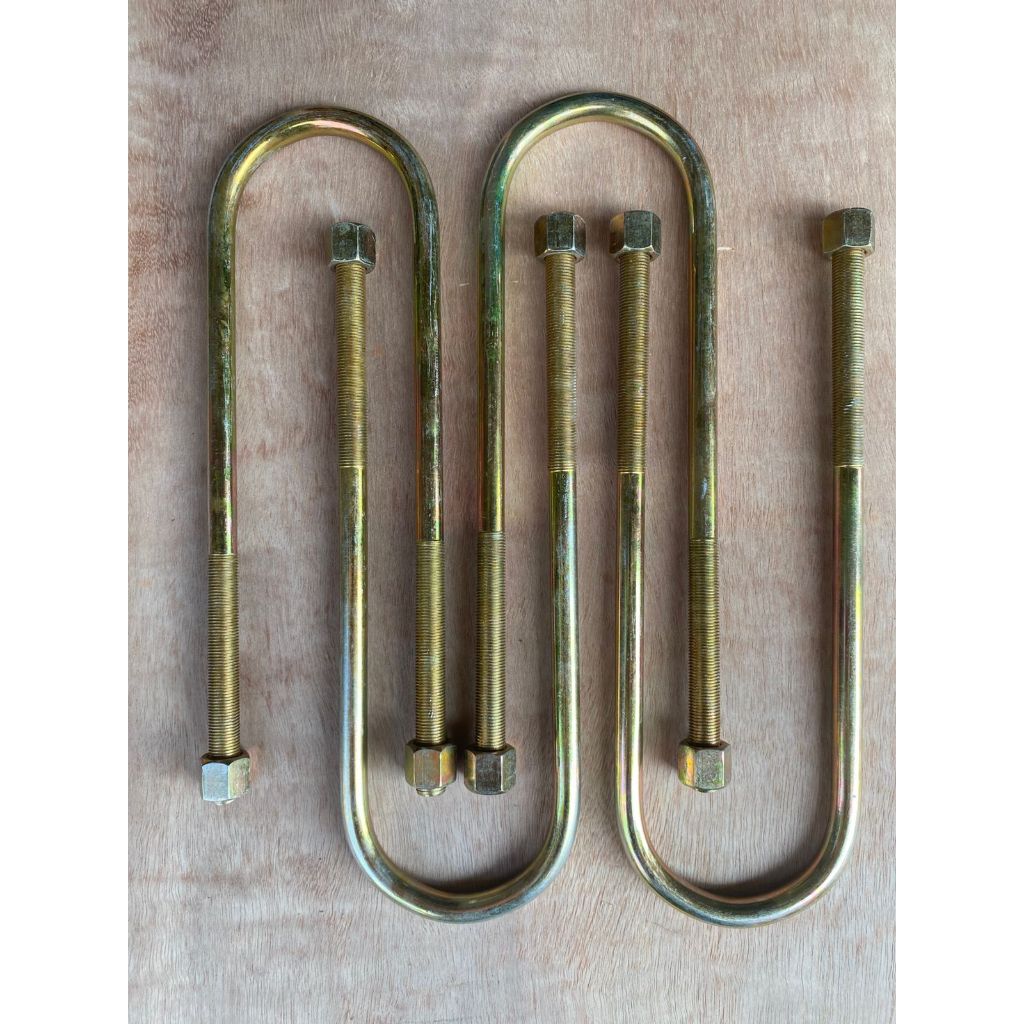 Terbaru U Bolt 27 cm Under Axle Kijang/ Ceper Empuk (Baut U Under Axcel)