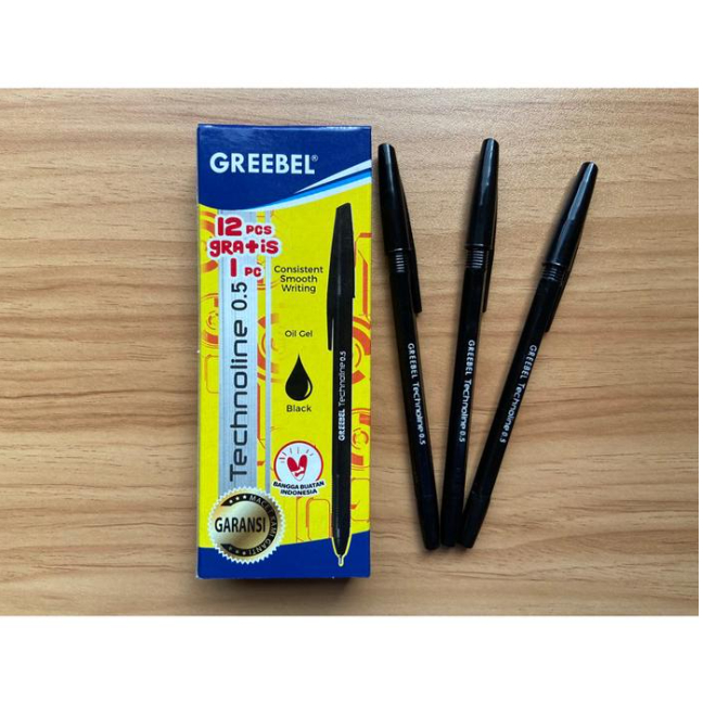 

PENA GREBEEL TECHNOLINE HITAM/BIRU/MERAH