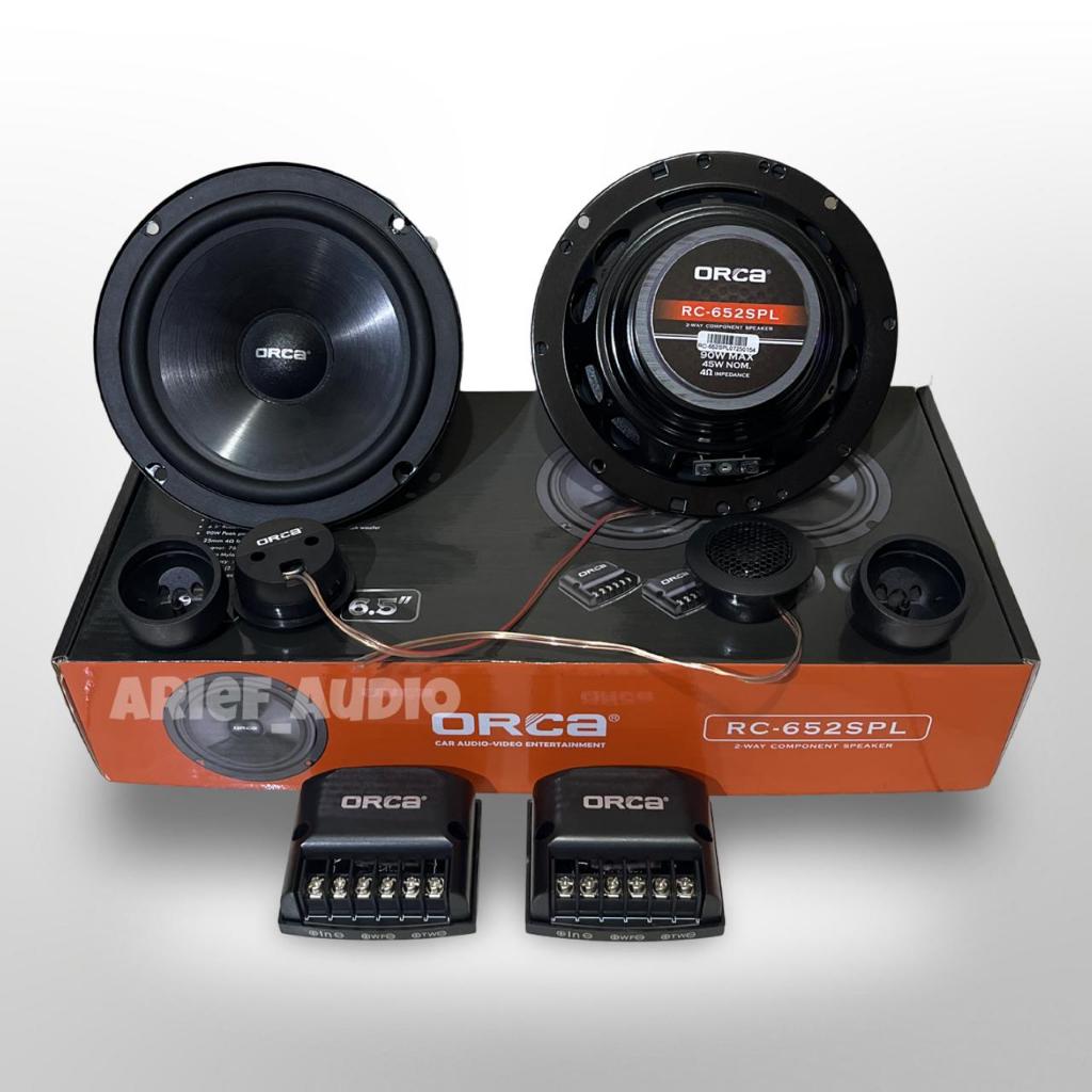 Orca Speaker Split 2way Orca 652SPL Black