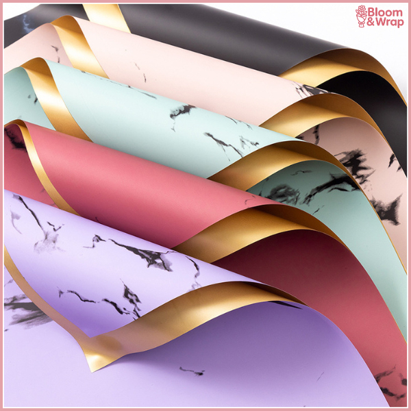 

Kertas Buket Bunga Gold Marble Buket Bunga Flower Wrapping Cellophane Marble Buket KB6105