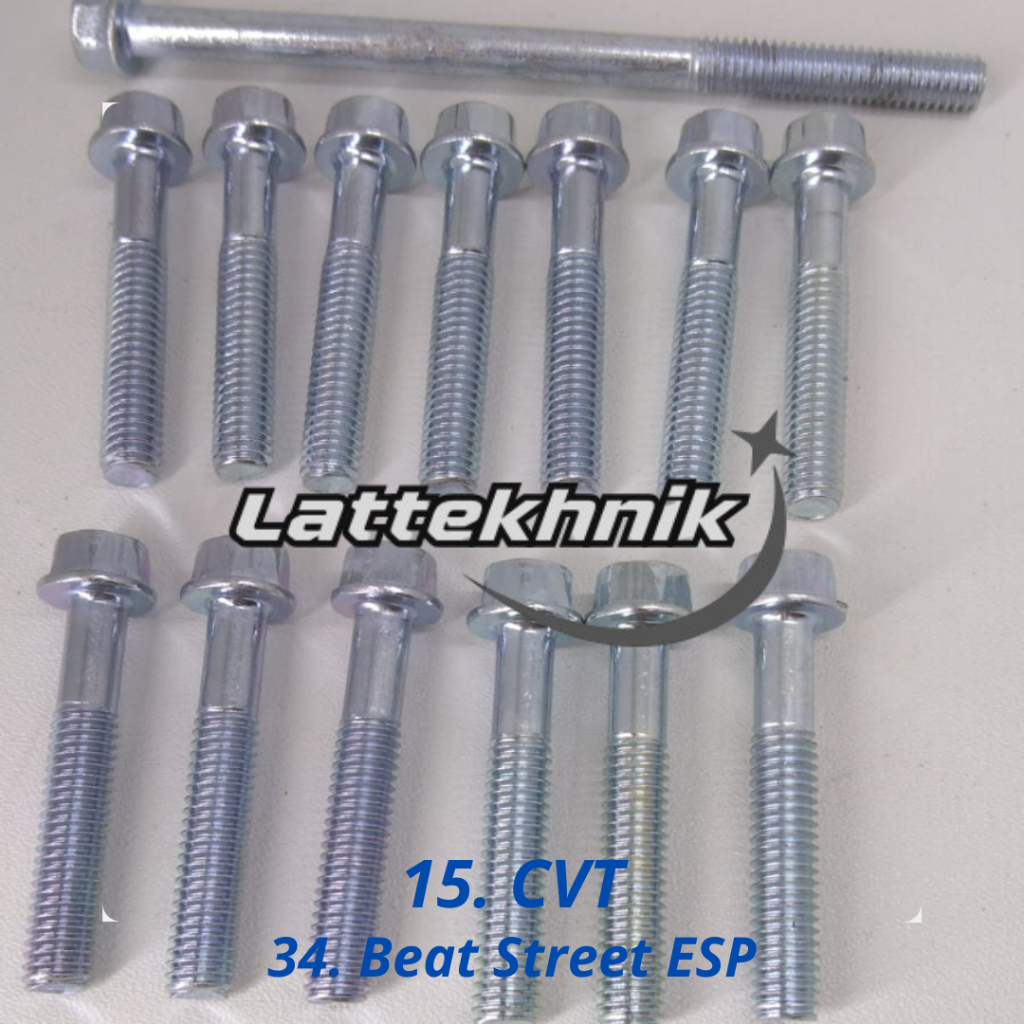 C34-15 CVT Beat Street ESP Full Set / Baud CVT honda Beat Street ESP Full Set