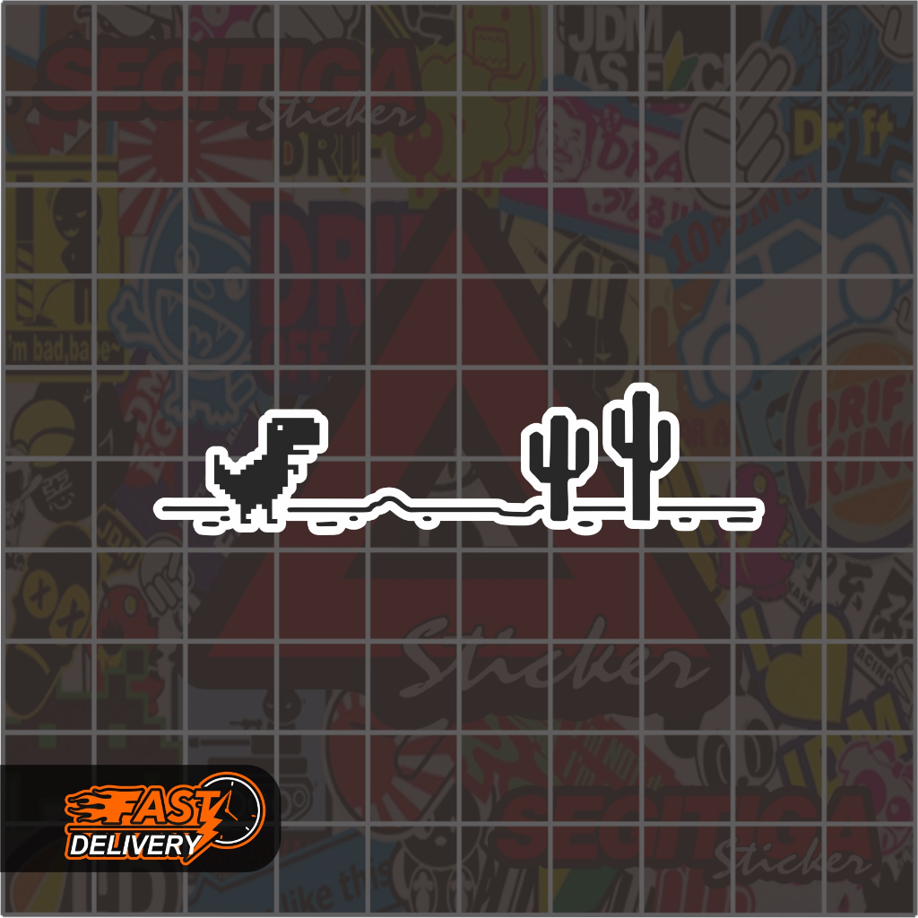 

Sticker Dino Offline Game Ukuran 10 x 2.5 Cm