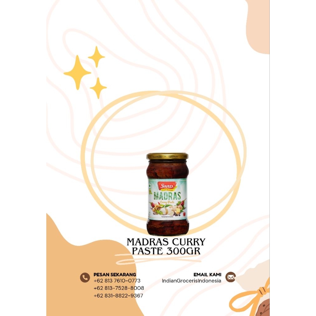 

Swad Madras Curry Paste 300gr