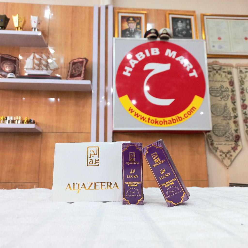Parfum Aljazeera Lucky - Non Alkohol | Parfum Arab Tahan Lama 6ml
