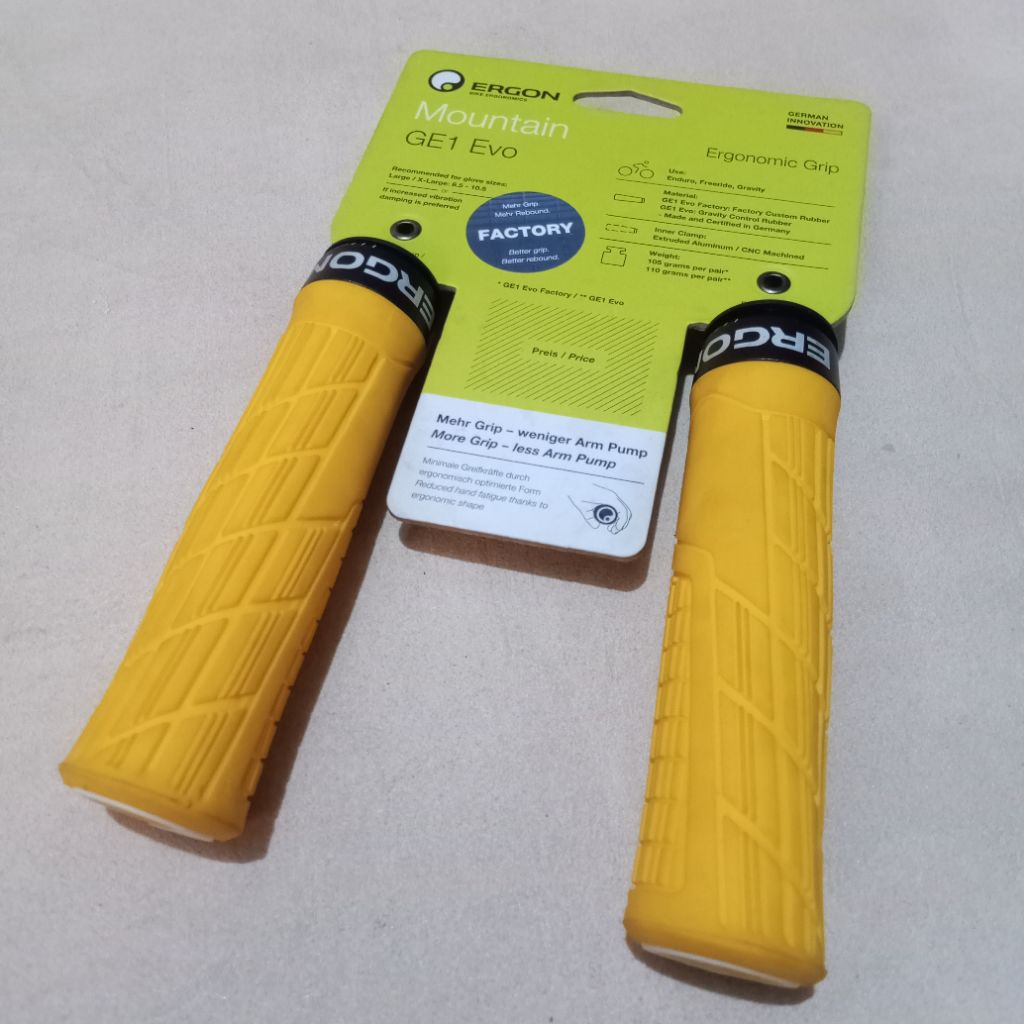 Ergon GE1 Evo Grip – Handgrip Sepeda Ergonomis MTB Enduro / Downhill