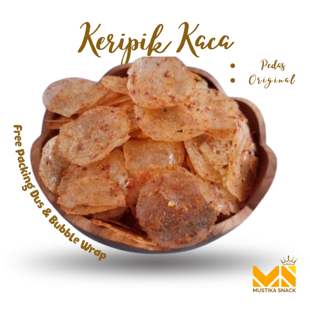 

Keripik Kaca Pedas Original Daun Jeruk 500gr
