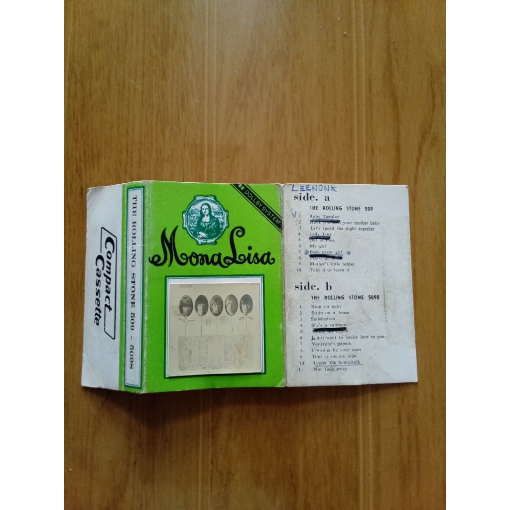 hanya cover kaset the rolling stones - flowers | tanpa kaset