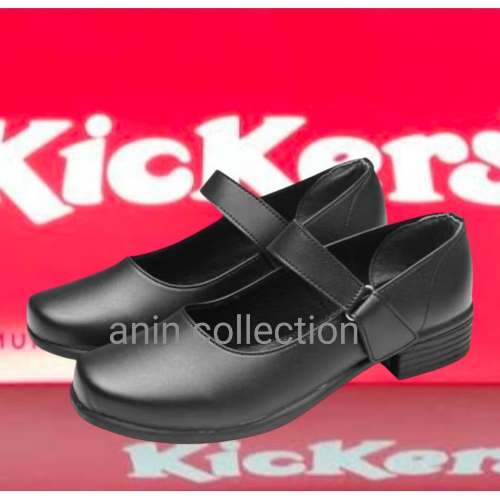 Sepatu  pantofel hitam paskibra wanita 3cm