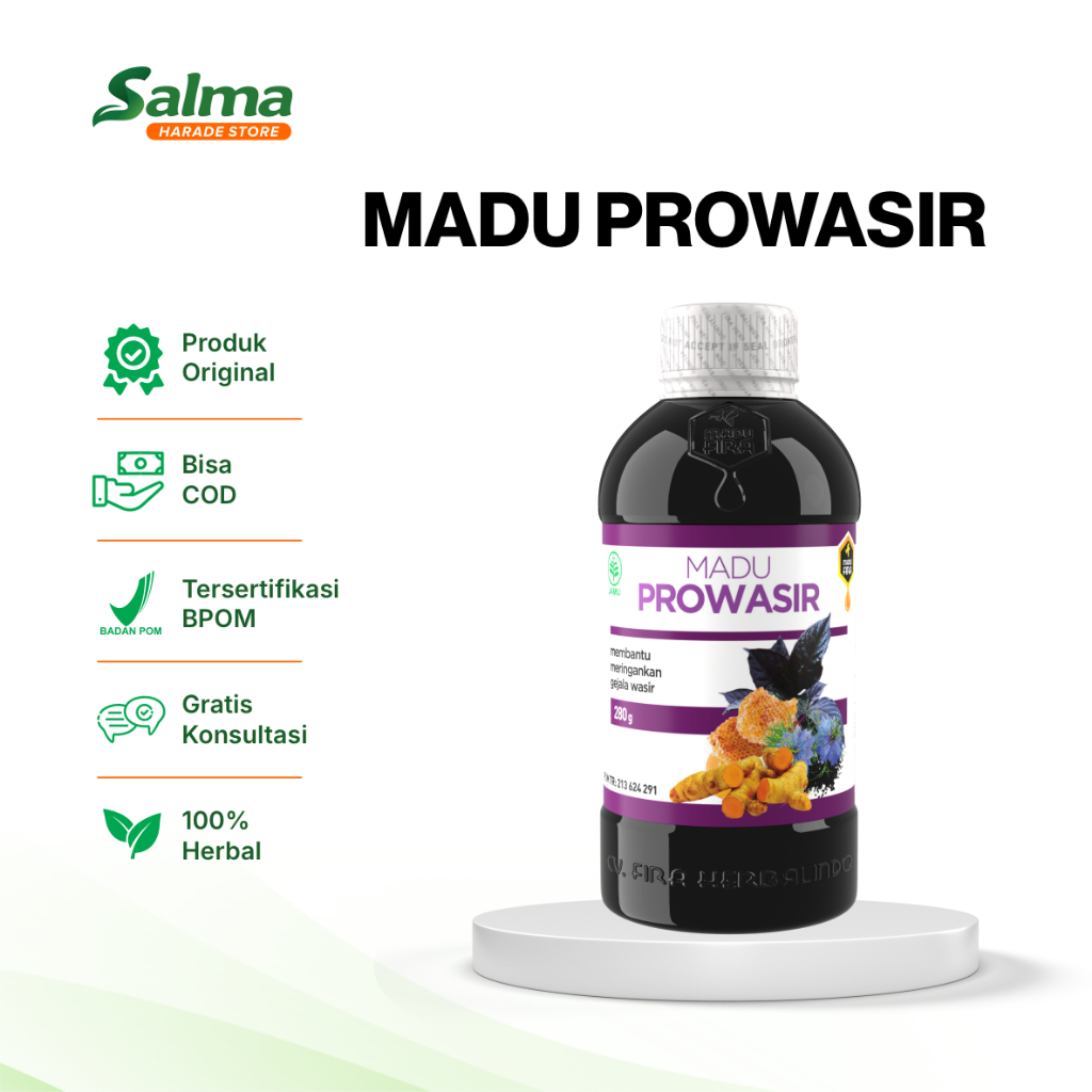 Madu Prowasir Herbal Obat Ambeien  Susah BAB Original Prowasir