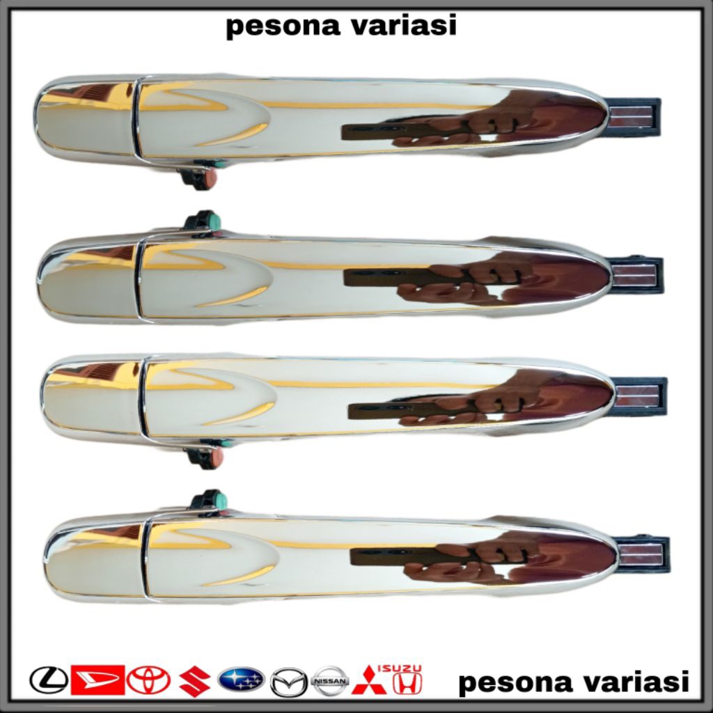 handle handel tarikan pintu mobil chrome avanza xenia calya sigra kanan kiri