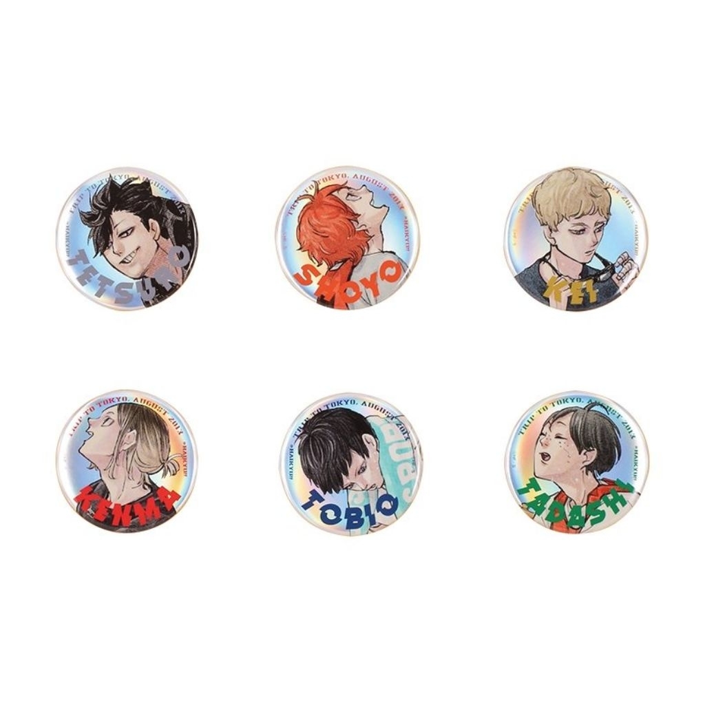 Haikyuu Jump Giga 2024 Autumn Metallic Can Badge