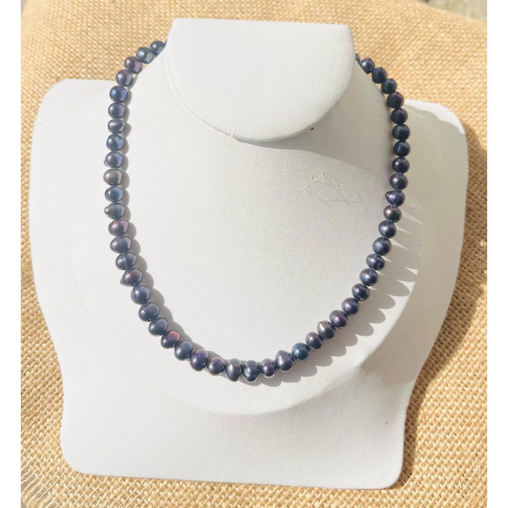 kalung choker full mutiara air tawar