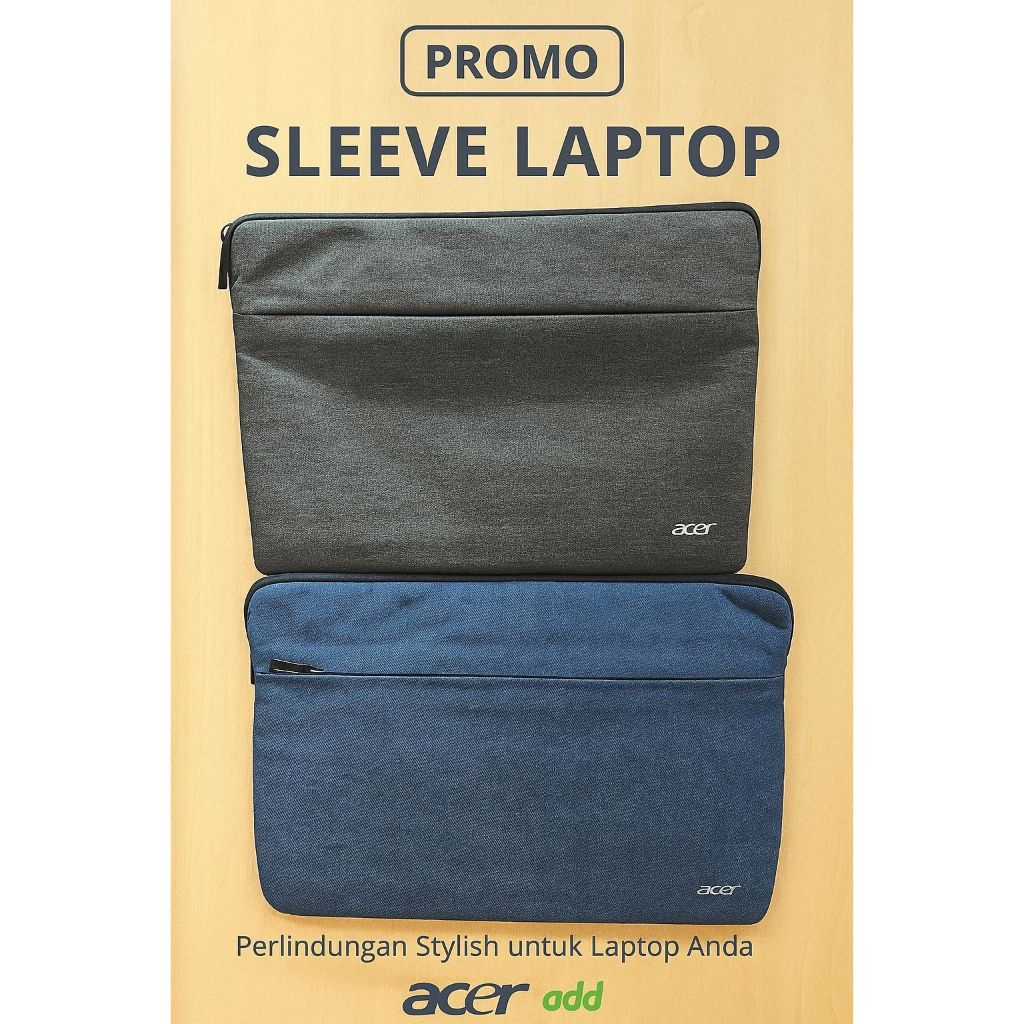 ACER Sleeve Case Original Laptop 14-15 Inch - Pelindung Laptop Acer Resmi