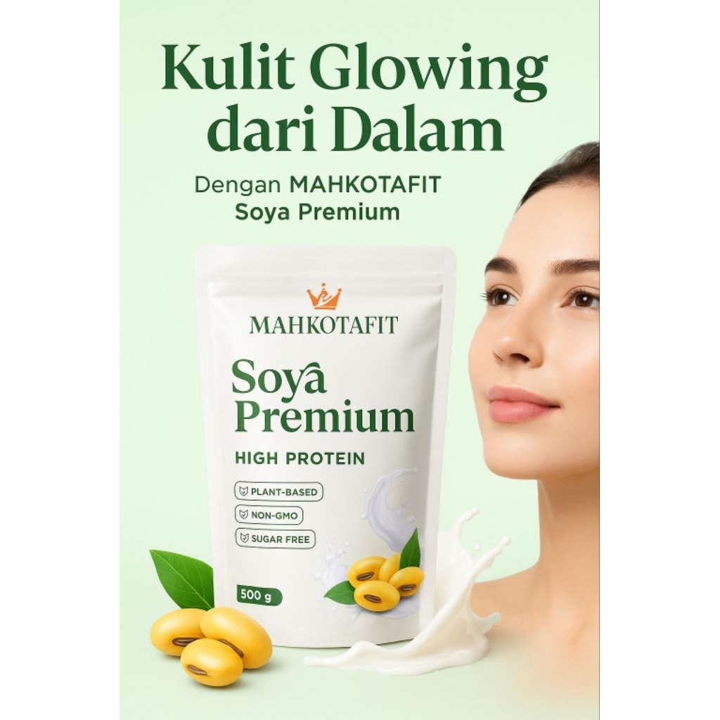 

SUSU KEDELAI BUBUK MAHKOTA FIT 500 GRAM SUSU KEDELAI BUBUK SUSU FITNES SUSU IBU MENYUSUI SUSU GYM SUSU SUPLEMEN TINGGI