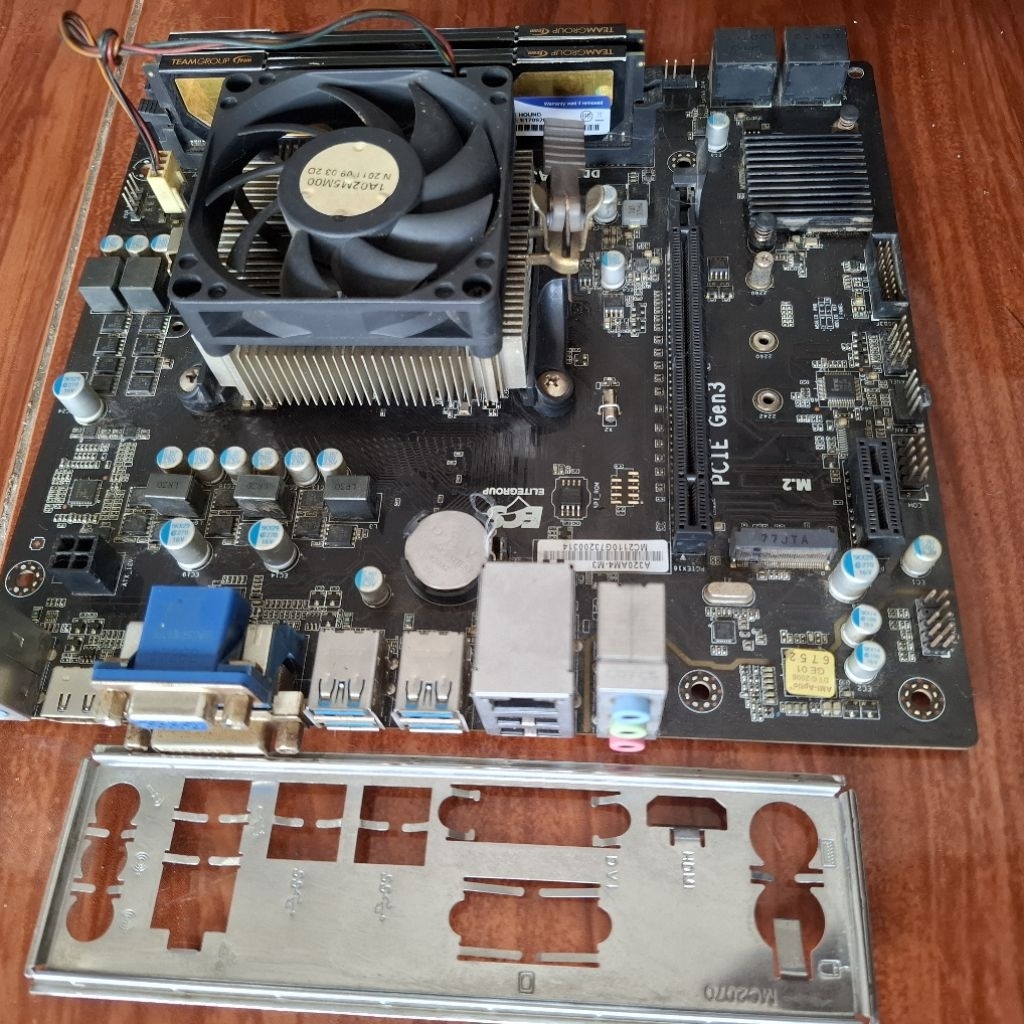 PAKETAN APU A10 9700.RAM 8 +MOBO ECS ATAU MSI A320