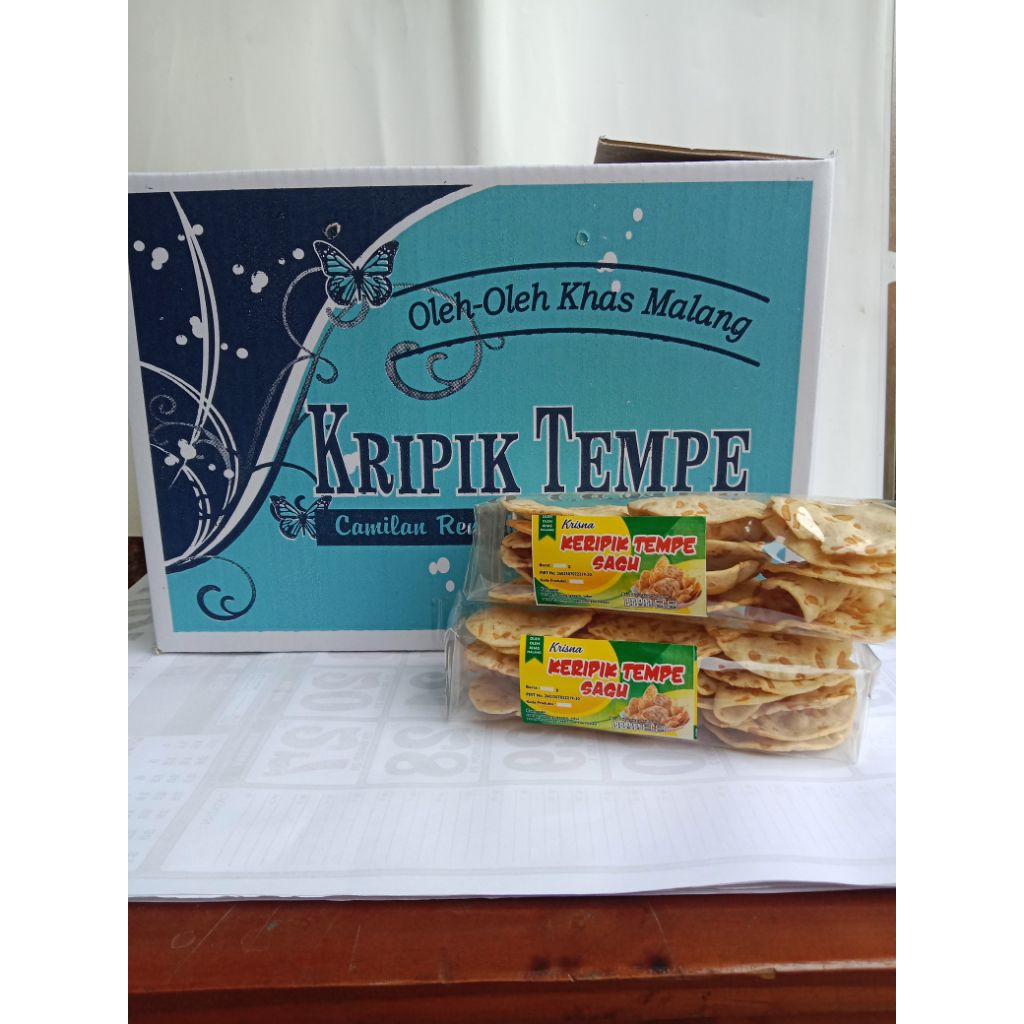 

KRIPIK TEMPE SAGU KRISNA MALANG(1dus isi20)