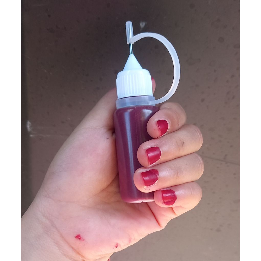 Grosir Henna Kuku/Inai Kuku Botol Jarum 1 pcs