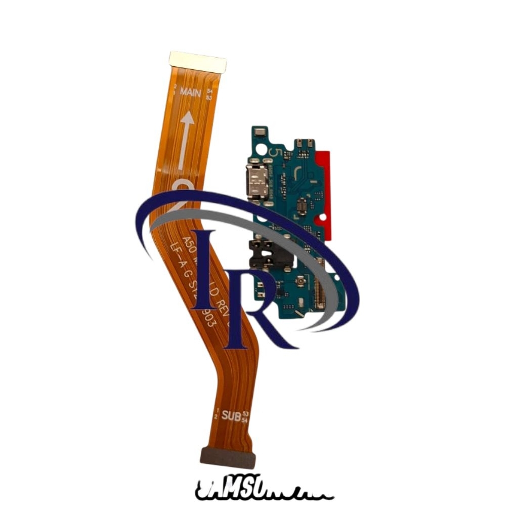 FLEXIBEL CHARGER SAMSUNG A50 PAPAN CAS FULLSET IC + FLEXIBEL BOARD SAMSUNG A50 SATU SET