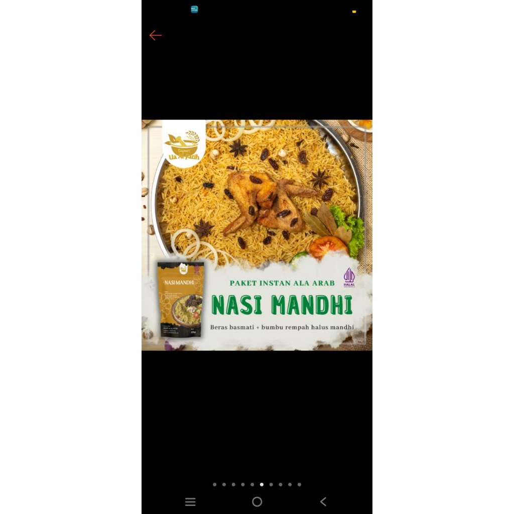 

Beras basmati instans praktis bumbu