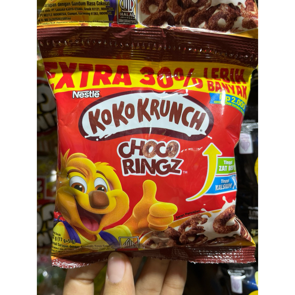 

Ready Choco Ringz Koko Krunch 15 gram (isi 10 pcs)
