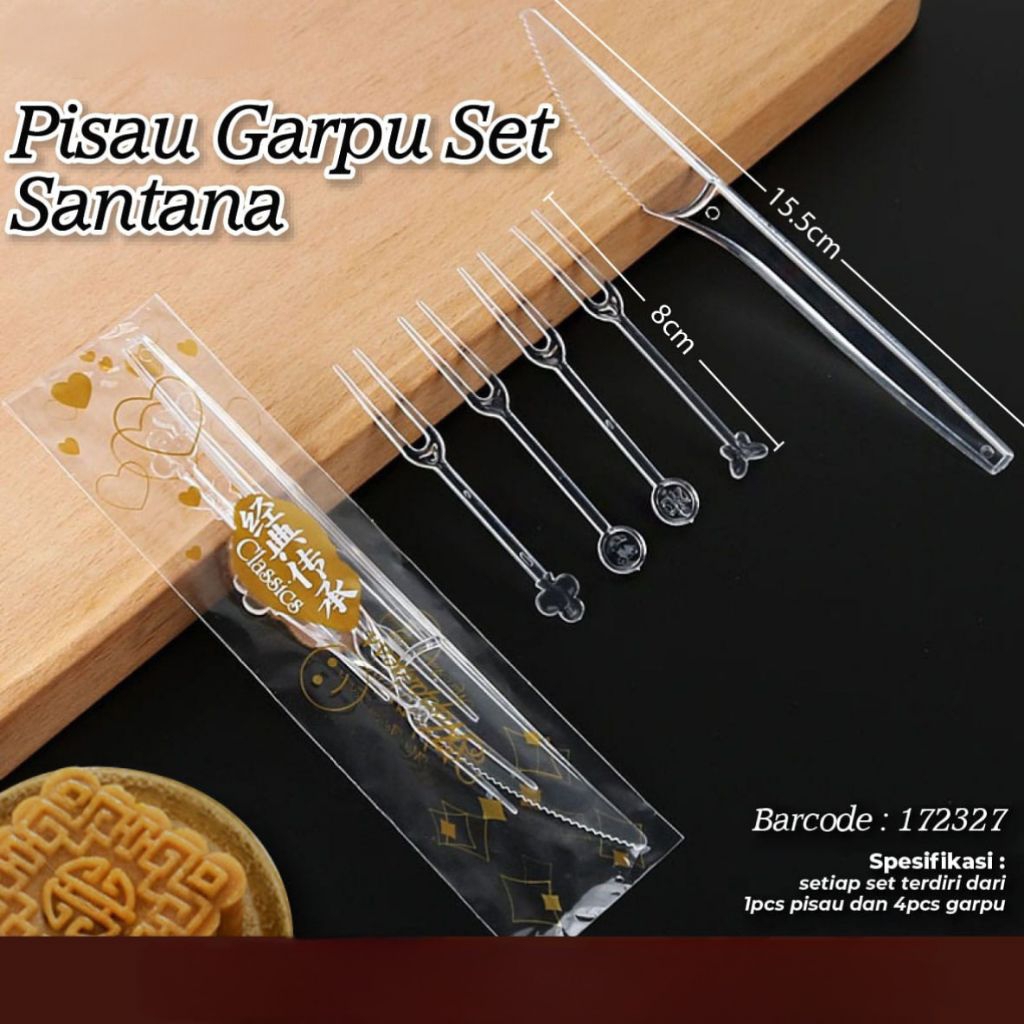 PISAU GARPU SET PLASTIK