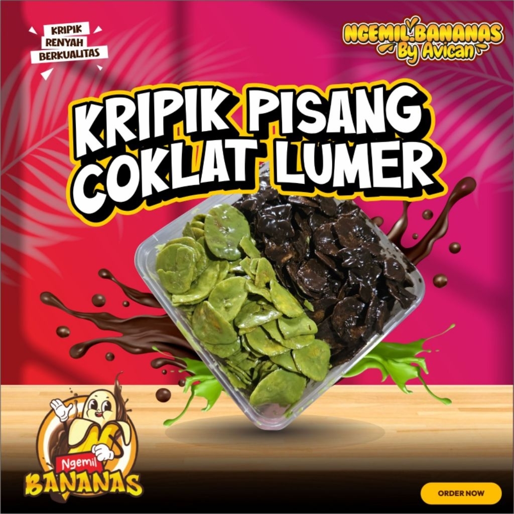 

KRIPIK PISANG LUMER VARIAN MATCHA MIX COKLAT