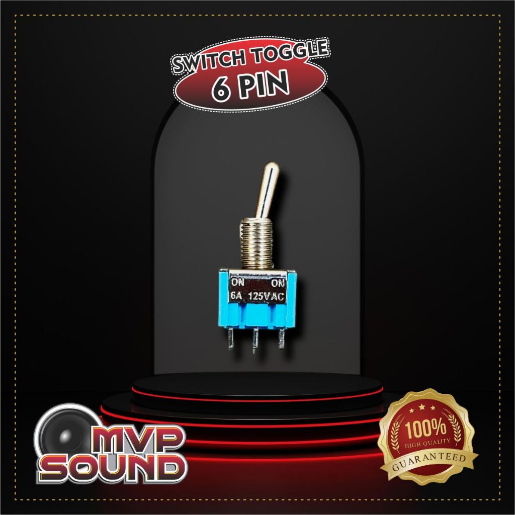 Switch Saklar toggle 6 Pin